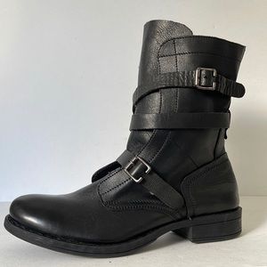 Diba  Womens Joyce Leather Bootie Black size US8.5M